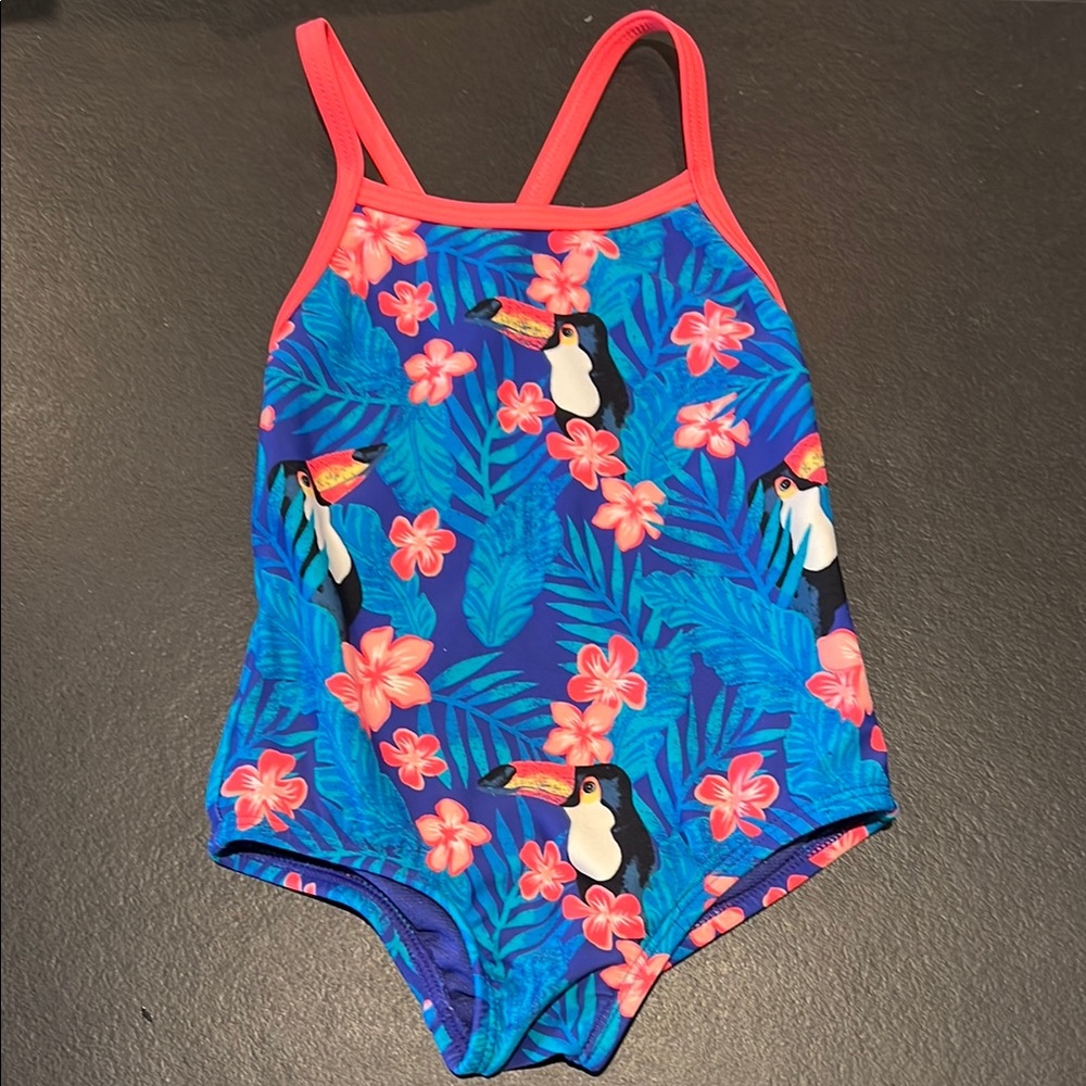 Tropical Toucan Print Swimsuit baby 6M